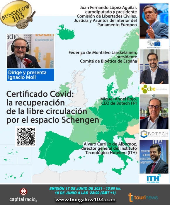 Certificado Covid Digital la recuperación de la libre circulación por el espacio Schengen