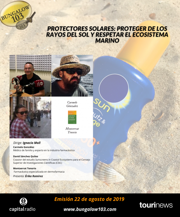 Protectores Solares: proteger de los rayos del sol y respetar el ecosistema marino